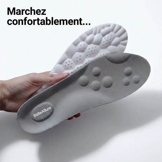 Soulagez vos pieds fatigués - Semelles confort anti-fatigue Belleallure-Paris