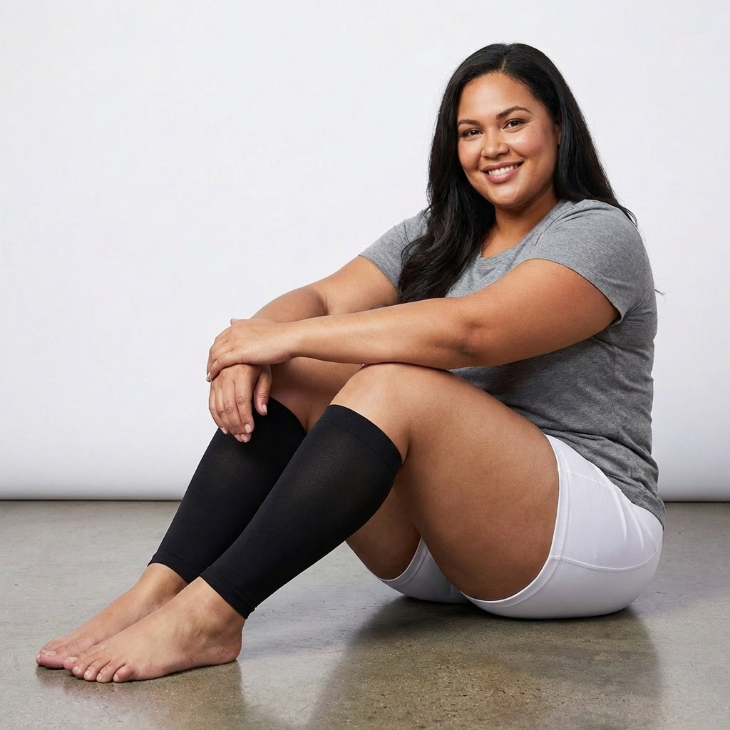 Manchons de Compression pour jambes 15-20 mmHg Belleallure-Paris