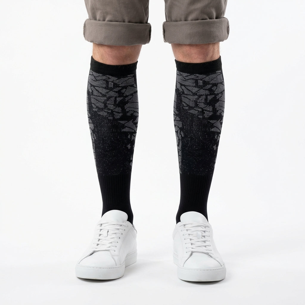 Jambes Légères Toute la Journée - Chaussettes de Compression Homme Belleallure-Paris