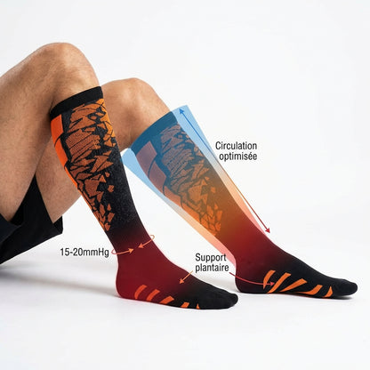 Jambes Légères Toute la Journée - Chaussettes de Compression Homme Belleallure-Paris