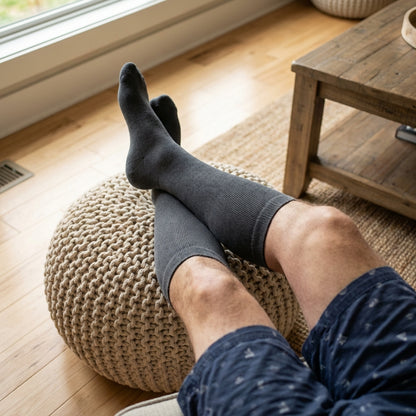Chaussettes de Compression Homme Unies - Élégantes et Confortables Belleallure-Paris