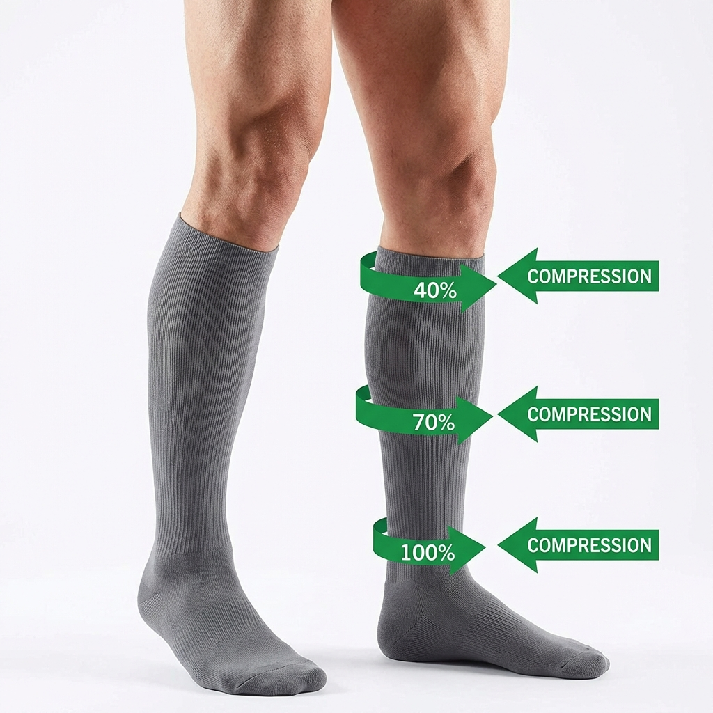 Chaussettes de Compression Homme Unies - Élégantes et Confortables Belleallure-Paris