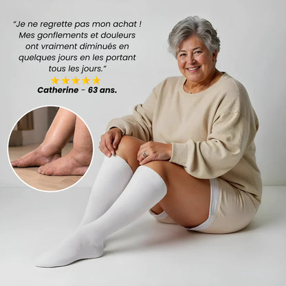 Chaussette de compression BelleAllure-Fini les jambes lourdes et fatiguées Belleallure-Paris
